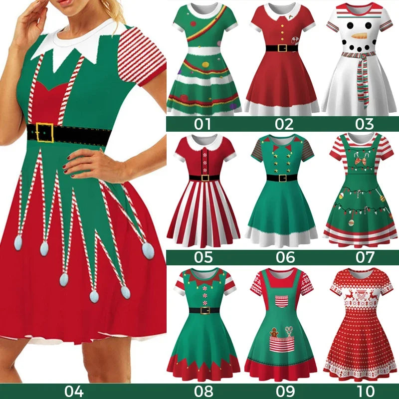 Female Party Performance Christmas Dress