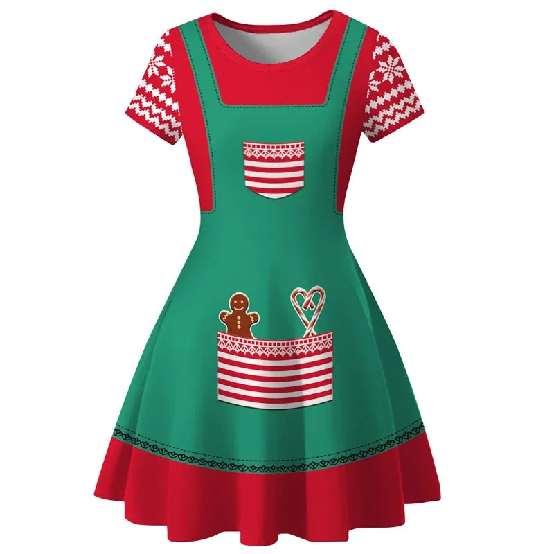 Female Party Performance Christmas Dress