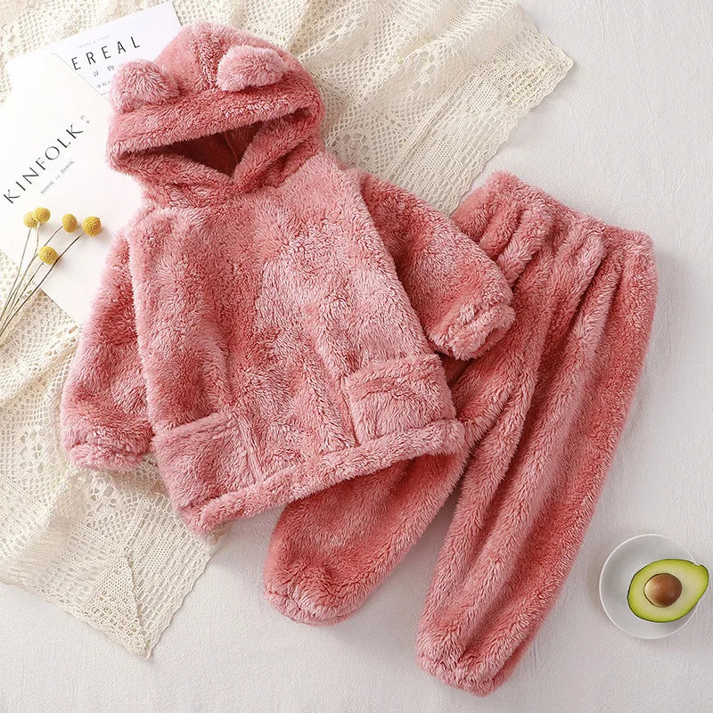 Baby Fleece Hoodie Set